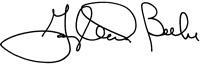 President Beebe's Signature