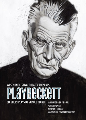 'PlayBeckett' poster by Scott Anderson
