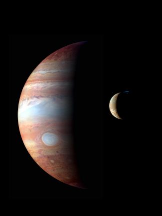 Viewing to Feature Io's Shadow on Jupiter
