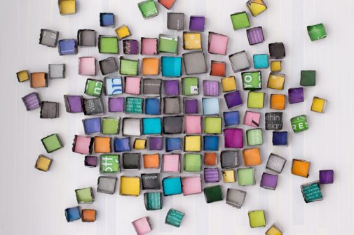 Marilyn McRae's 'Candy Box' (Recycled Magazine Paper, 2013)