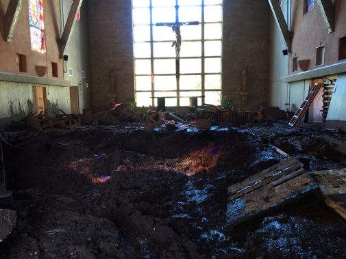 The sanctuary at Casa de Maria (photo by Chris Hoeckley)