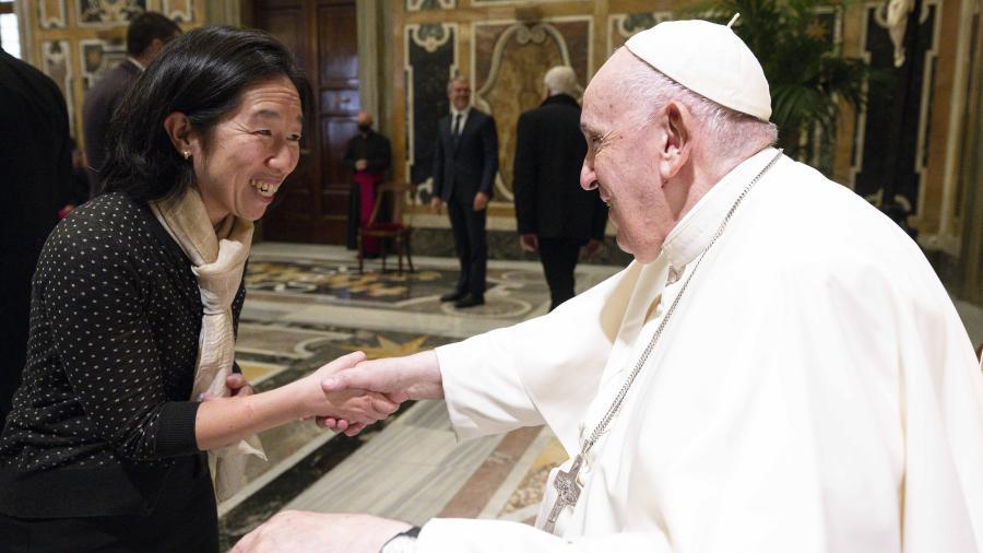 Professor Speaks at Vatican, Meets Pope