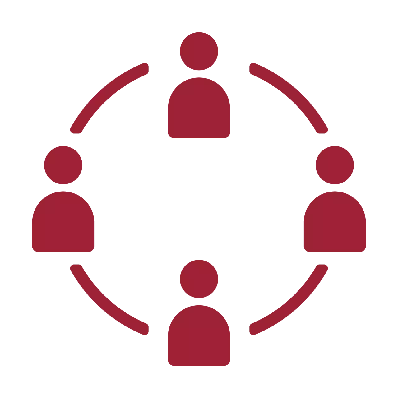 community icon maroon