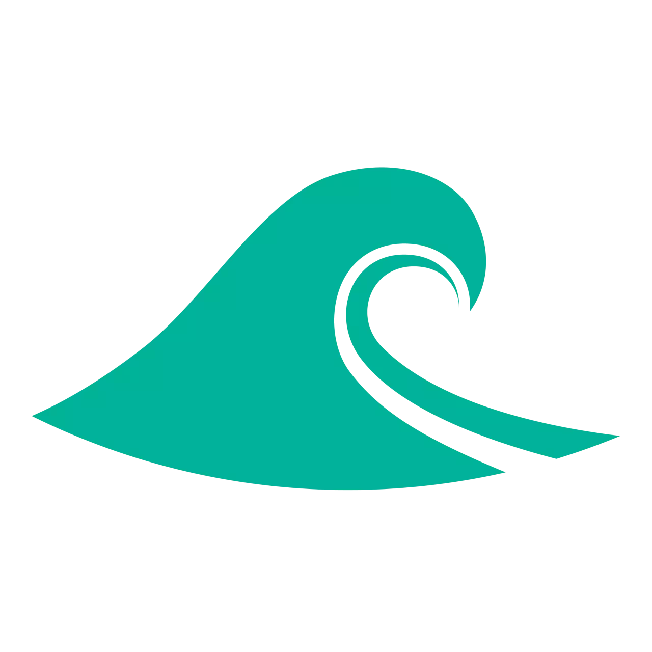 wave icon teal