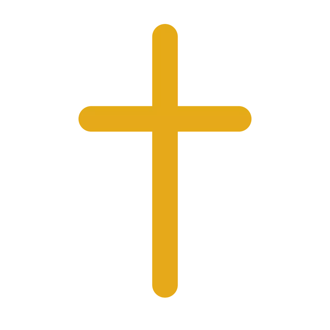 cross icon gold