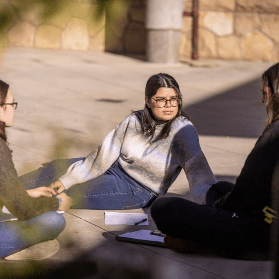westmont student sitting