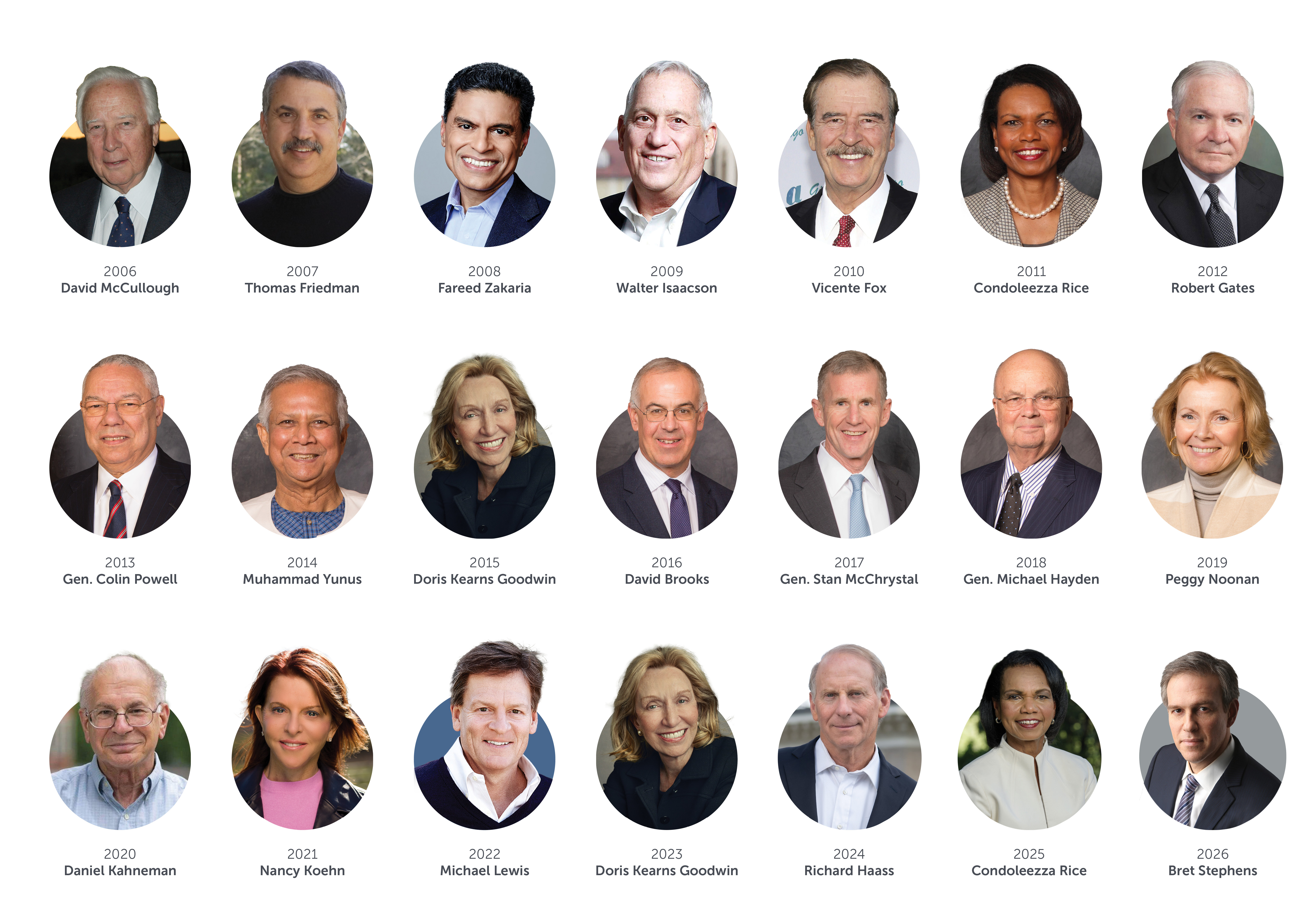 president's breakfast past speakers