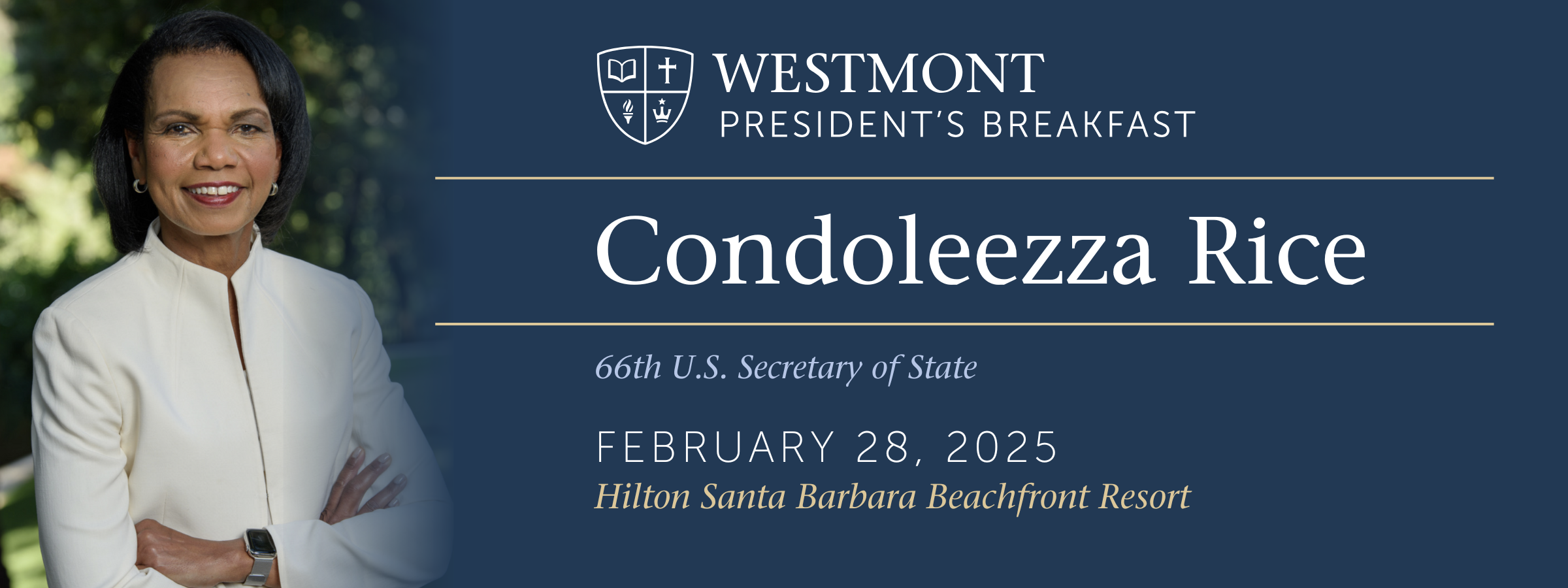 President's Breakfast 2025 Speaker Dr. Condoleezza Rice