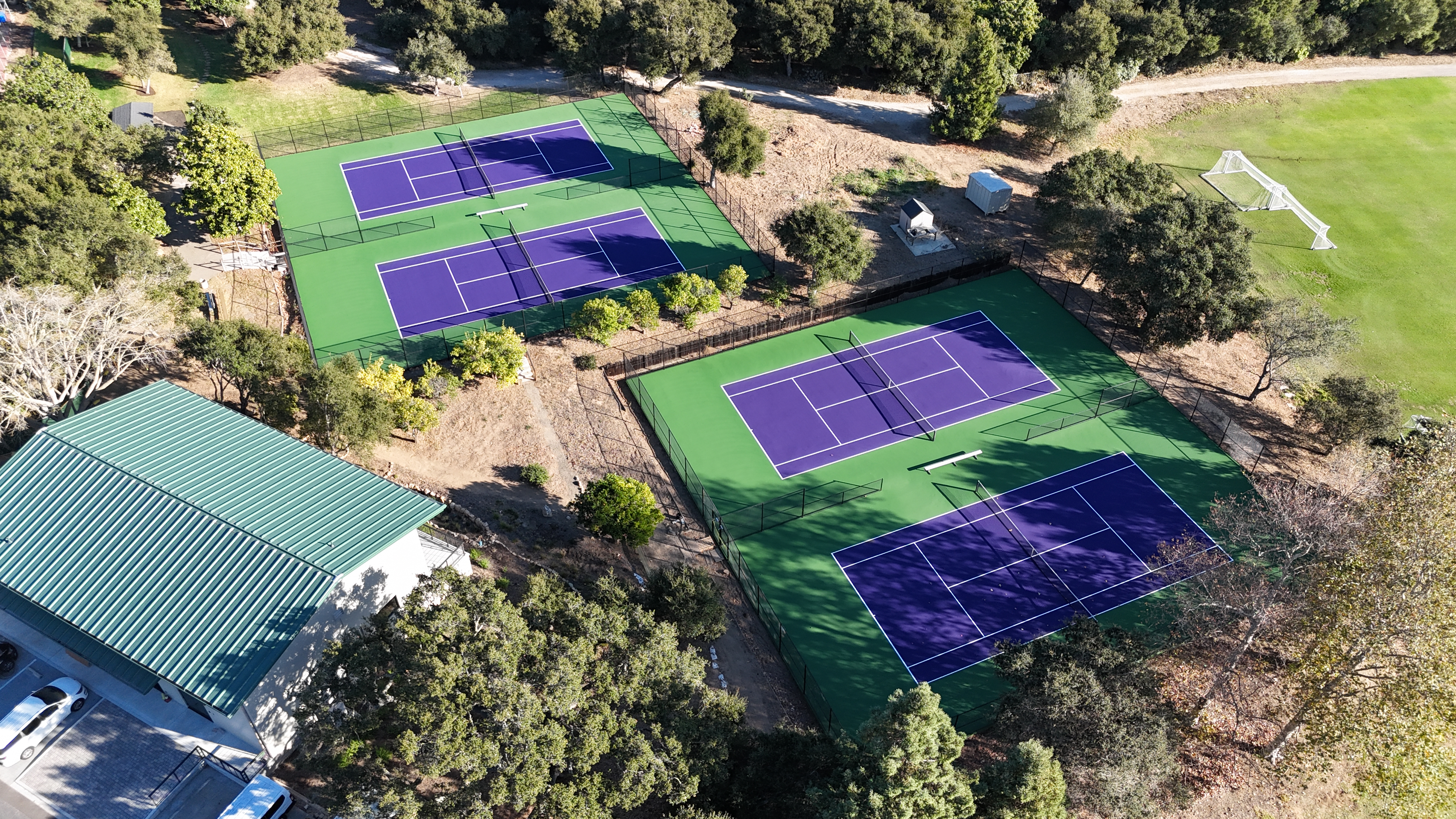 Fully Renovated Tennis Courts and New Viewing Area