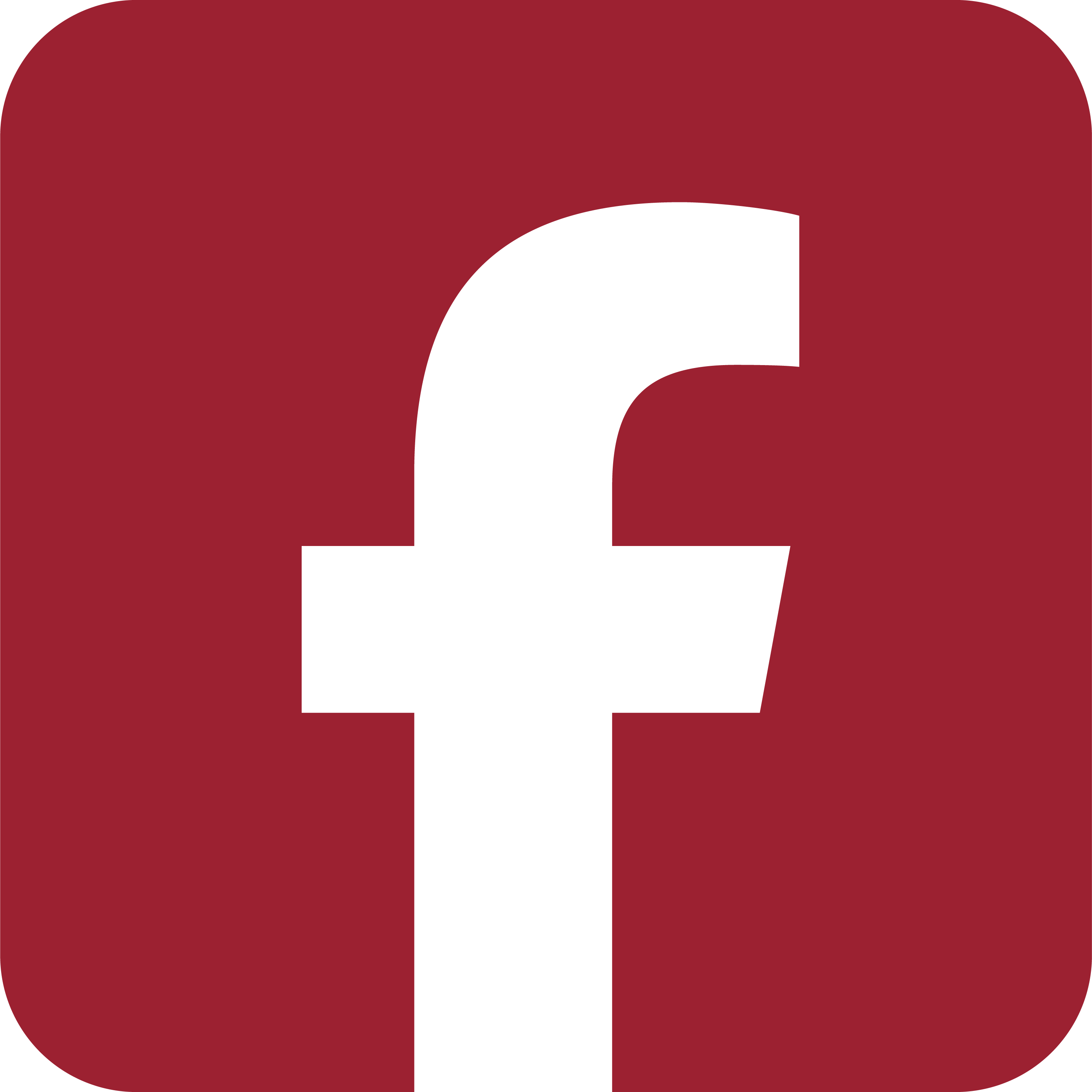 facebook logo maroon