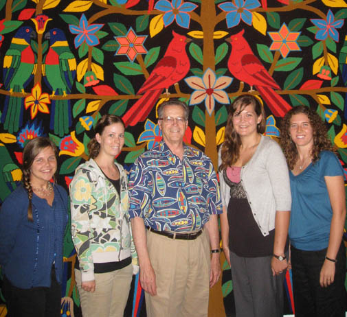 Westmont students in Costa Rica with Education Professor Gayle Tucker 