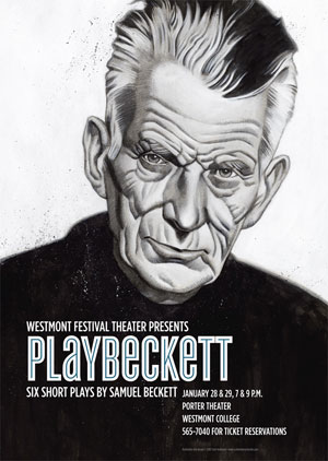 "PlayBeckett" poster by Scott Anderson