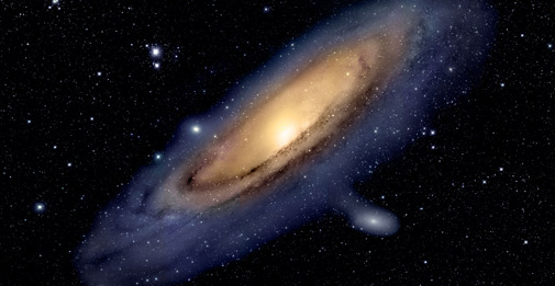 The Andromeda Galaxy by the Keck Telescope - H. Michael Sommermann