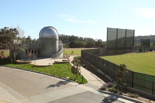 Westmont's observatory houses the powerful Keck Telescope