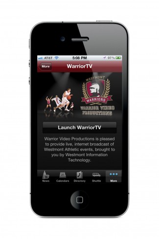 Westmont releases an updated iPhone app (version 1.2)