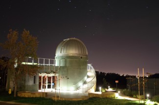 The Keck Telescope aims for the heavens during a free public viewing Aug. 19