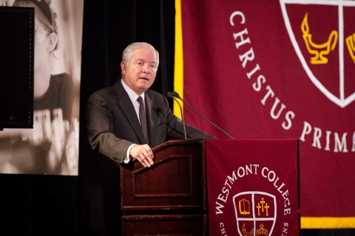 Dr. Robert Gates at the Westmont President's Breakfast