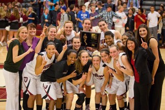 The Westmont women's basketball team is champions of the GSAC tournament.