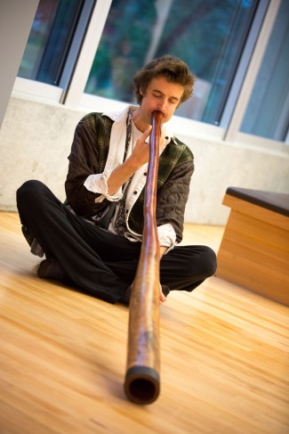 Didgeridoo musician William Thoren