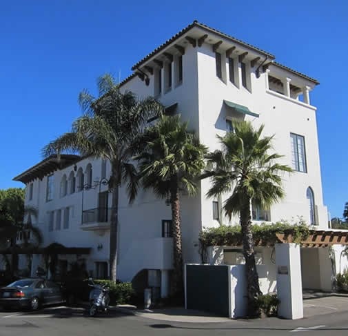 The Hutton Parker Foundation Building in downtown Santa Barbara
