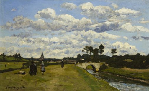 Henri-Joseph Harpignies' "The Stream at Saint-Privé"