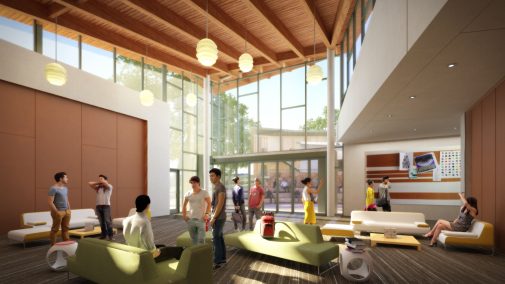 Two residential buildings will house students participating in leadership programs