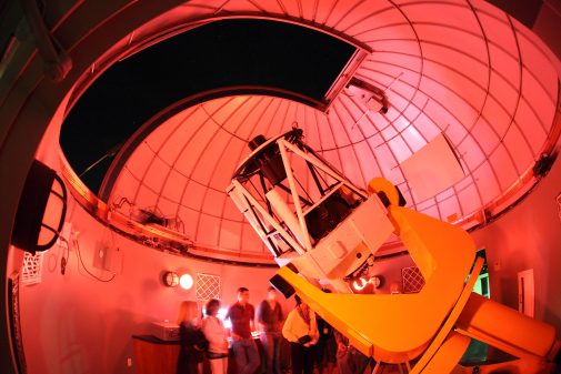 The Keck Telescope is open to the public every third Friday of the month.