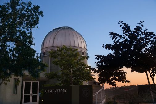 The Westmont Observatory is open to the public every third Friday of the month
