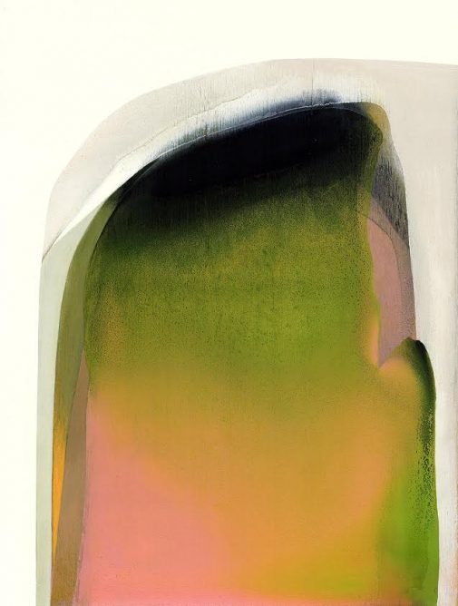  Maria Rendon's "De Horizontal a Vertical XV" (acrylic on panel)