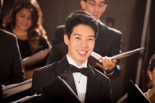 Jason Tong, tenor and student conductor