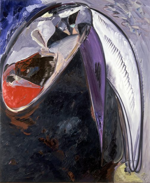 Joan Tanner's "Standing TransSection" (1983), oil on canvas