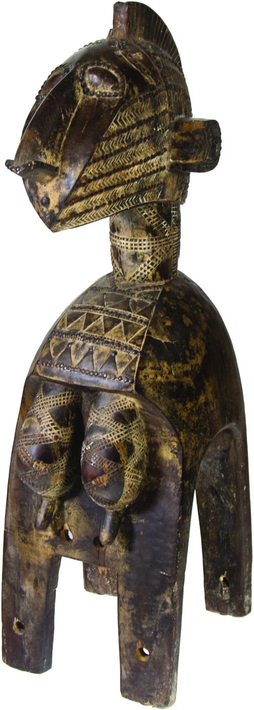  Guinea, Baga artist, Headdress (Nimba, D’mba, or Yamban), Wood, 19th - 20th century ​