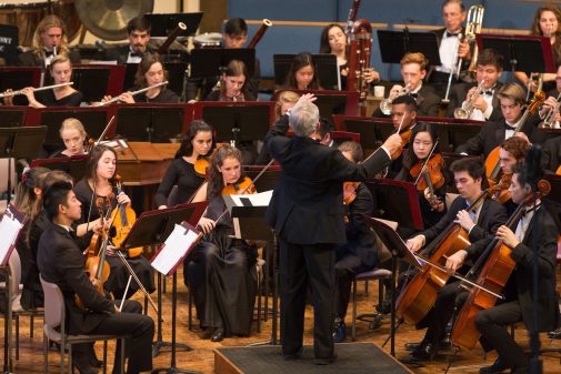 The Westmont Orchestra conducted by Michael Shasberger