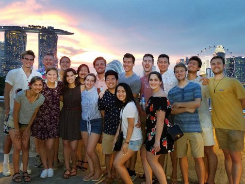 Westmont students in Singapore