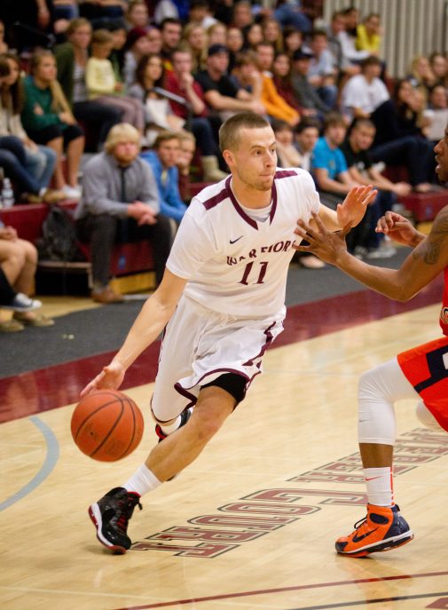 Boucher scored 18 points against Fresno Pacific in 2012