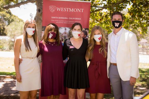 The Westmont Admissions Team is ready to welcome masked students to campus