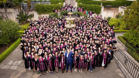 westmont Commencement 2025 group photo graduating class