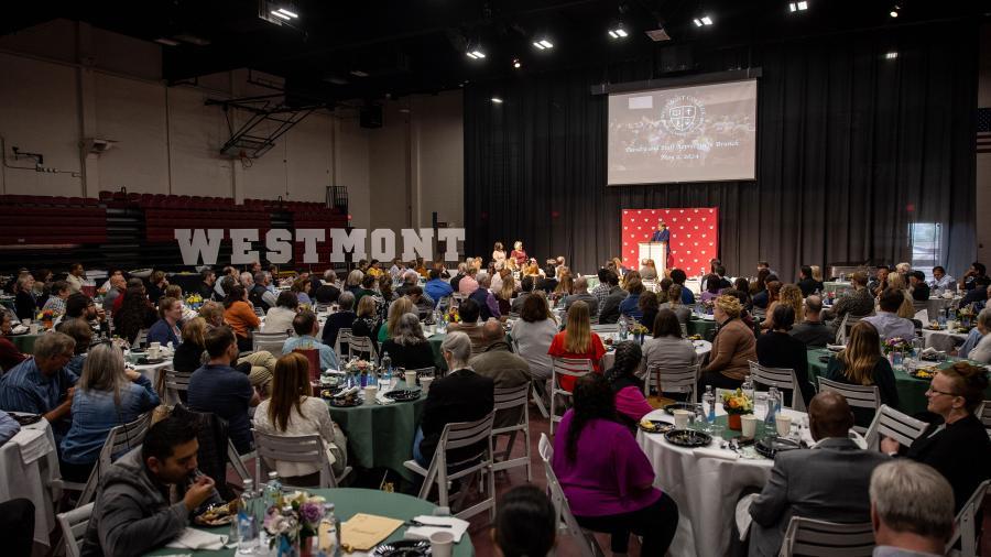 Awards Brunch in Murchison Gym