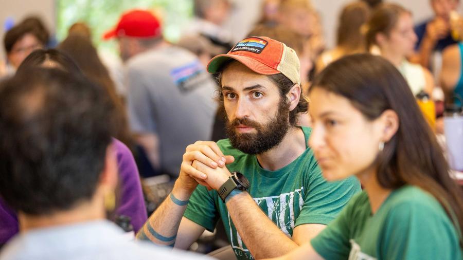 Participants discuss climate change solutions