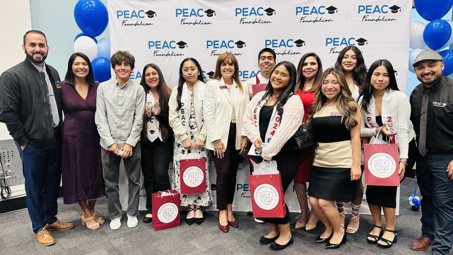 Scholarship Recipients at the PEAC Celebration
