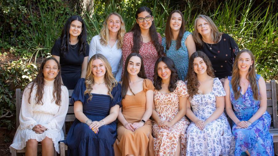 Head of the Class: Hannah Goodloe, Carissa Corrigan, Allyson Hawkins, Taylie Scott, Natalie Streed, Kelly Vivanco, Alyssa Hernandez, Maddy Janzen, Becky Huff, Heather Roell and Elizabeth Callahan