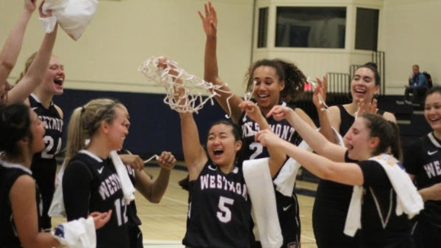 Womens Basketball Celebration