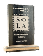 Scott Anderson society of illustrators Los angeles Award