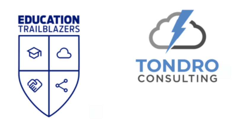 Education Trailblazers and Tondro logos