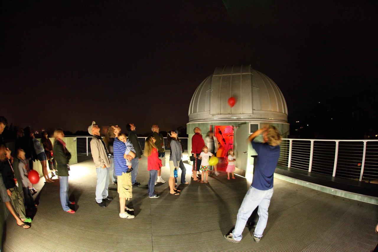 Keck Telescope at night