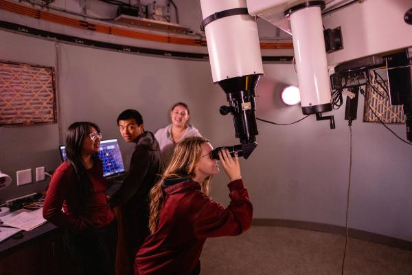 Astronomy Class at the Keck Telescope