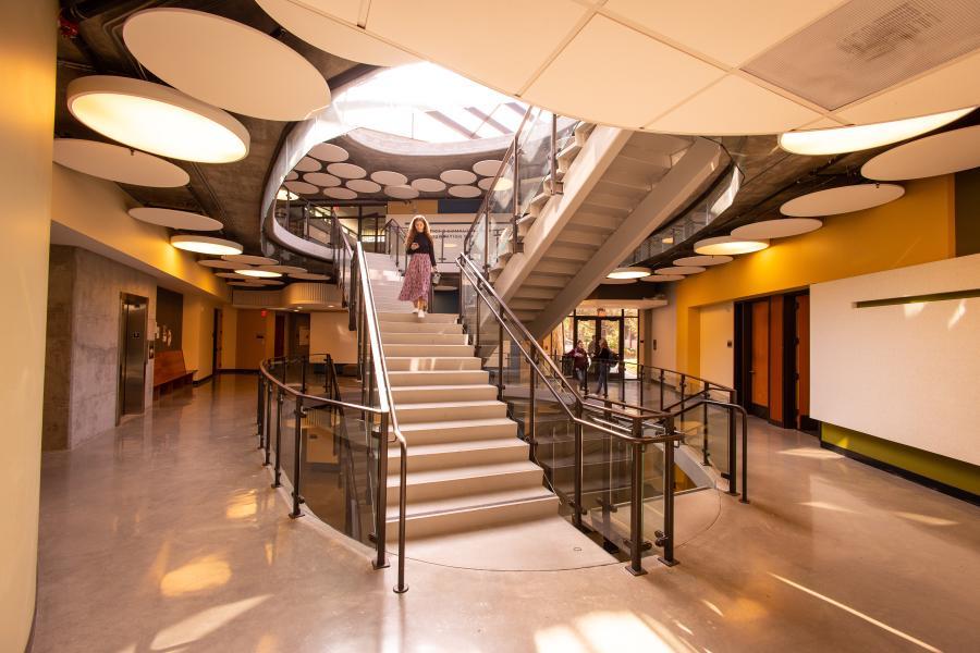 Winter Hall's Liberal Arts Staircase