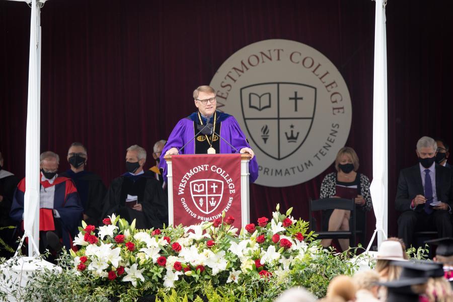 President Gayle D. Beebe at Commencement