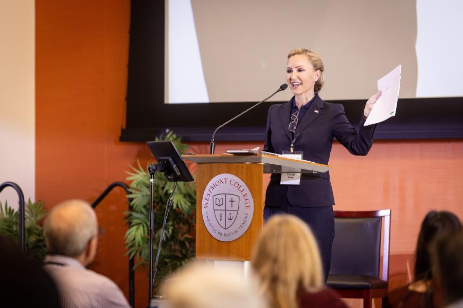 Dr. Charity Dean at the LEAD Conference