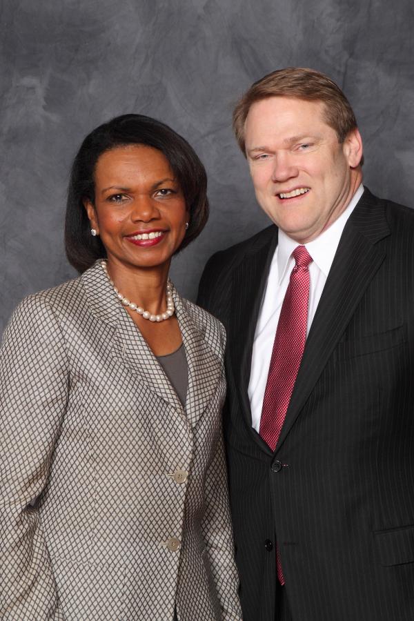 Secretary Condoleezza Rice and President Gayle D. Beebe